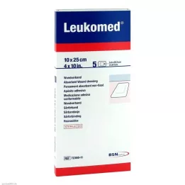 LEUKOMED Sterylny tynk 10x25 cm, 5 szt