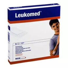 LEUKOMED plaster jałowy 8x10 cm, 5 szt