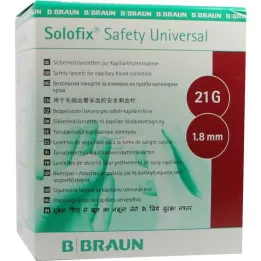 SOLOFIX Safety Univers.lanzet.21 g 1,8 mm Stich., 200 szt