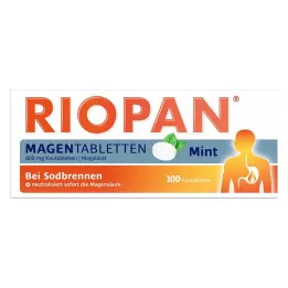 RIOPAN Magen Tabletten Mint 800 mg tabletki do żucia, 100 szt