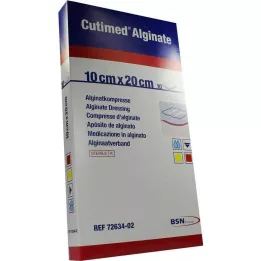 CUTIMED Alginat Kompresy alginatowe 10x20 cm, 10 szt