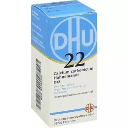 BIOCHEMIE DHU 22 wapnia carbonicum D 12 tabletek, 80 szt