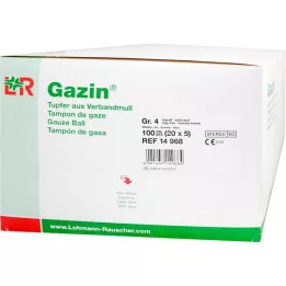 GAZIN Raupfer eigr.steril 2+3 Schutzr.O.RK, 100 szt