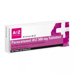 PARACETAMOL Tabletki AbZ 500 mg, 10 szt