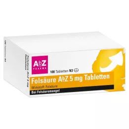 FOLSÄURE Tabletki AbZ 5 mg, 100 szt