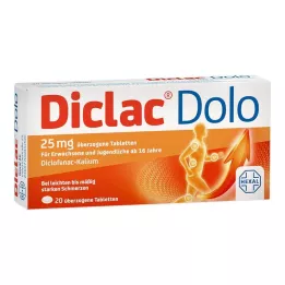 DICLAC Dolo 25 mg tabletki powlekane, 20 szt