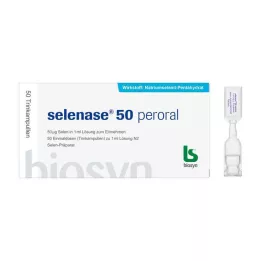 SELENASE 50 roztwór doustny do stosowania doustnego, 50X1 ml