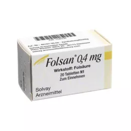 FOLSAN tabletki 0,4 mg, 20 szt