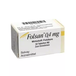 FOLSAN tabletki 0,4 mg, 50 szt