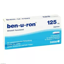 BEN-U-RON czopki 125 mg, 10 szt