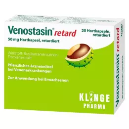 VENOSTASIN retard 50 mg kapsułki twarde o przedłużonym uwalnianiu, 20 szt