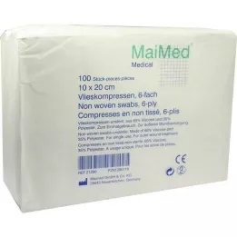 VLIESKOMPRESSEN 10x20 cm niesterylne 6-warstwowe, 100 szt