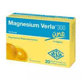 MAGNESIUM VERLA 300 Granulat pomarańczowy, 20 szt