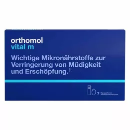 ORTHOMOL Butelka do picia/kapsułka Vital M combo pack, 7 szt