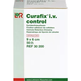 Curafix I. v. Control Canna Mocowanie tynku 6x9 cm, 50 szt