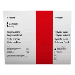 KLYSMA 1x sól fizjologiczna, 10X135 ml
