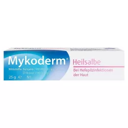 MYKODERM Maść lecznicza Nystatyna i tlenek cynku, 25 g