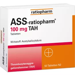 ASS-ratiopharm 100 mg TAH tabletki, 50 szt