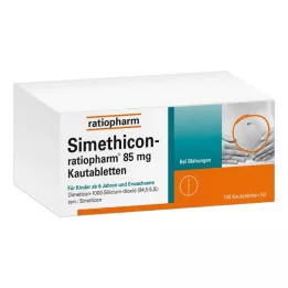 SIMETHICON-ratiopharm 85 mg tabletki do żucia, 100 szt