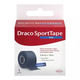 DRACO TAPEVERBAND 3,8 cmx10 m niebieski, 1 szt