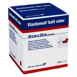 ELASTOMULL oprawa kolorowa 10 cmx20 m fiksatywa czerwona, 1 szt