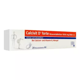 CALCIVIT D forte tabletki musujące 20 szt