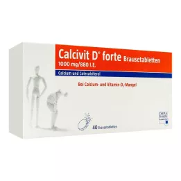 CALCIVIT D forte tabletki musujące 40 szt