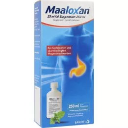 MAALOXAN 25 zawiesina MVal, 250 ml