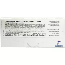 CHAMOMILLA RADIX Cytrus Cydonia/Quartz Ampoules, 8x1 ml