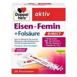 DOPPELHERZ Żelazo-Femin DIRECT Granulki 20 szt