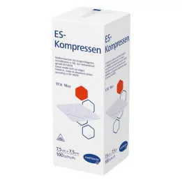 ES-KOMPRESSEN Unteril 7,5 x 7,5 cm 16 razy, 100 szt
