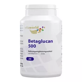 BETA-GLUCAN 500+kapsułek witaminy C i cynku, 90 szt