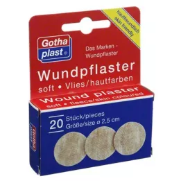 GOTHAPLAST Opatrunek na rany miękki polar 2,5 cm, 20 szt