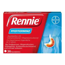 RENNIE Tabletki do żucia, 36 szt
