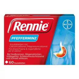 RENNIE Tabletki do żucia, 60 szt