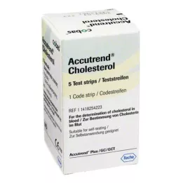 ACCUTREND Paski testowe do pomiaru cholesterolu, 5 szt