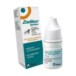 ZADITEN krople do oczu ophtha 0,25 mg/ml, 1X5 ml