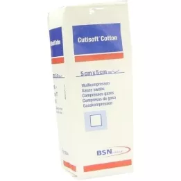 CUTISOFT Bawełna kompresowana 5x5 cm, 100 szt