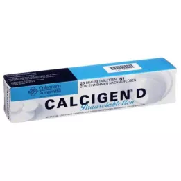 CALCIGEN D 600 mg/400 I.E. tabletki musujące, 20 szt