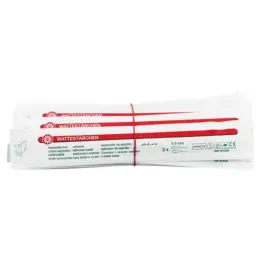 Waciki drewniane 15 cm mała główka sterylne, 50x2 sztuki