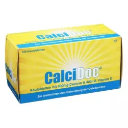 CALCIDOC Tabletki do żucia, 120 szt
