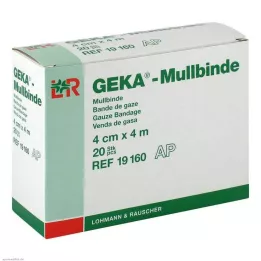 MULLBINDEN GEKA 4 cm x 4 m, 20 szt