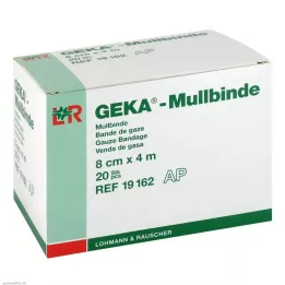 MULLBINDEN GEKA 8 cm x 4 m, 20 szt