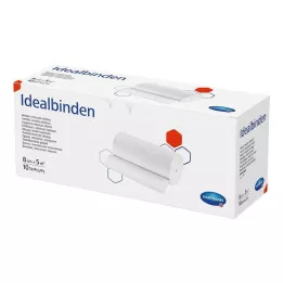 IDEALBINDE Hartmann 8 cm x 5 m, 10 szt