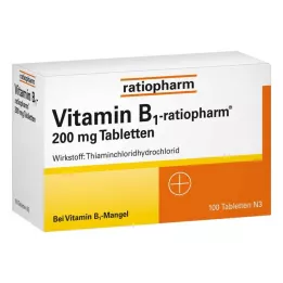 VITAMIN B1-RATIOPHARM tabletki 200 mg, 100 szt