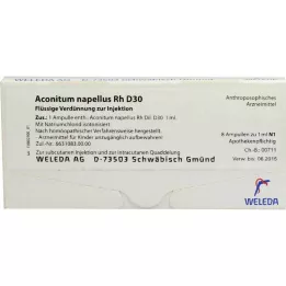 ACONITUM NAPELLUS Ampułki Rh D 30, 8X1 ml