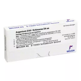 ARGENTUM D 30/ECHINACEA D 6 AA AMPOULES, 8 szt