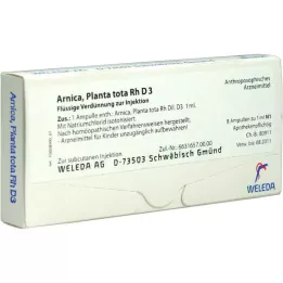 ARNICA PLANTA TOTA RH D 3 ampules, 8x1 ml