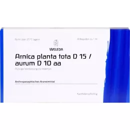 Arnica Planta Ta D 15 / Aurum D 10 AA Ampułki, 8x1 ml
