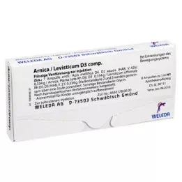 ARNICA/LEVISTICUM D 3 komp. ampułki 8 szt